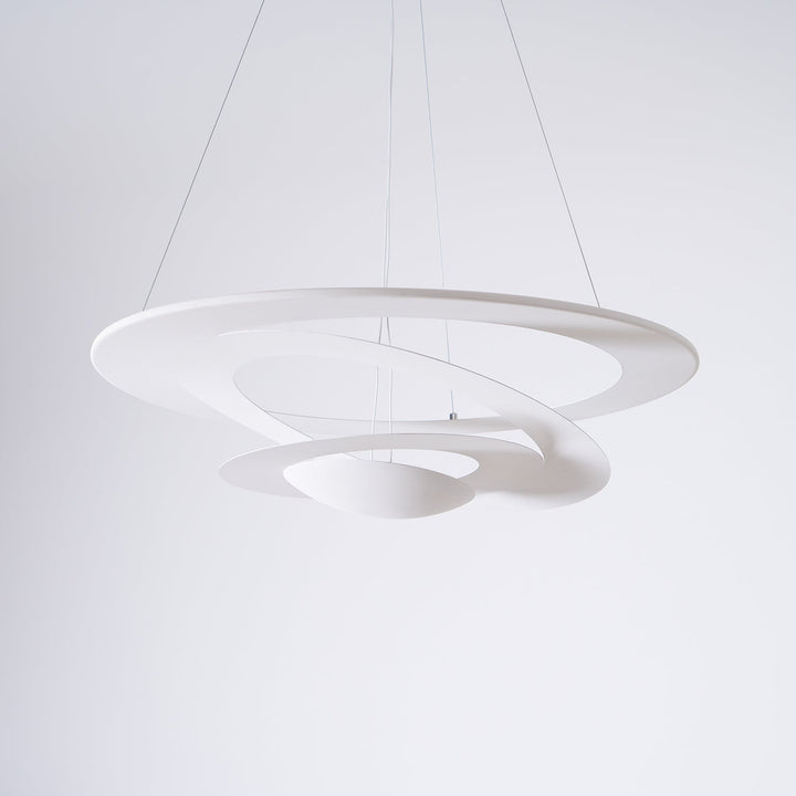 Biała Lampa Wisząca Spirala