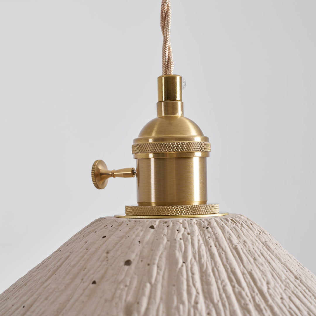 Lampa wisząca z mikrocementu