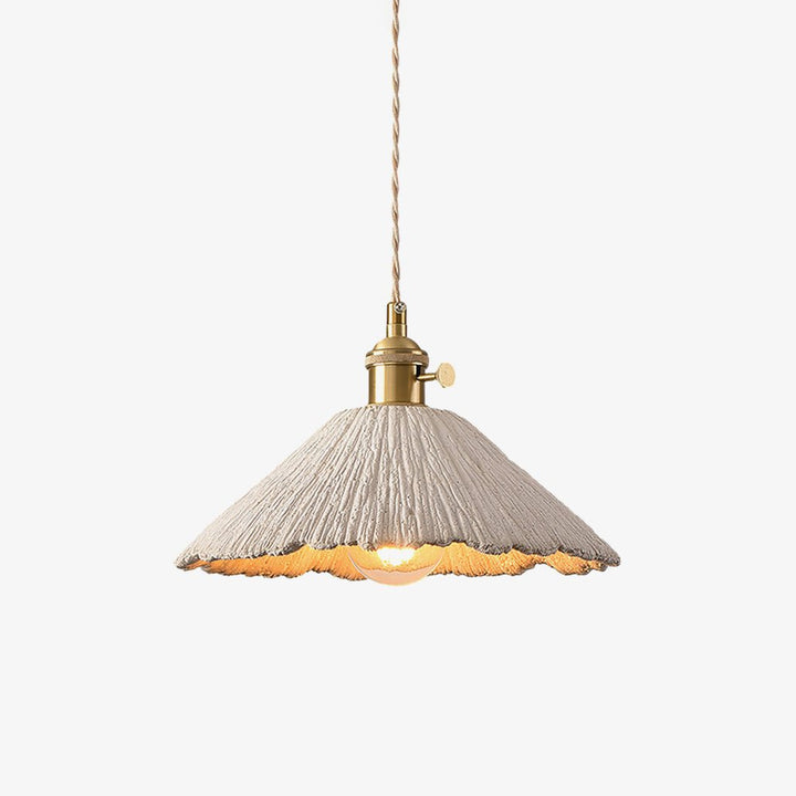 Lampa wisząca z mikrocementu