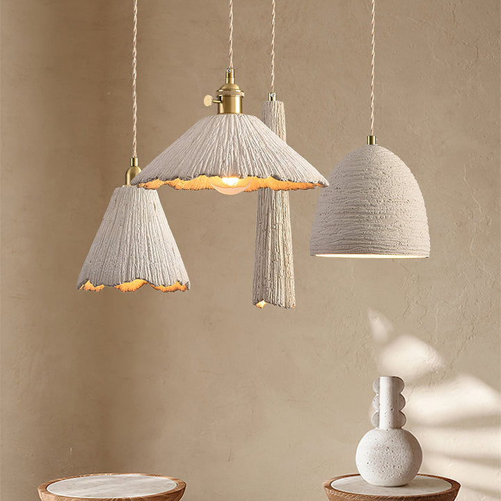 Lampa wisząca z mikrocementu