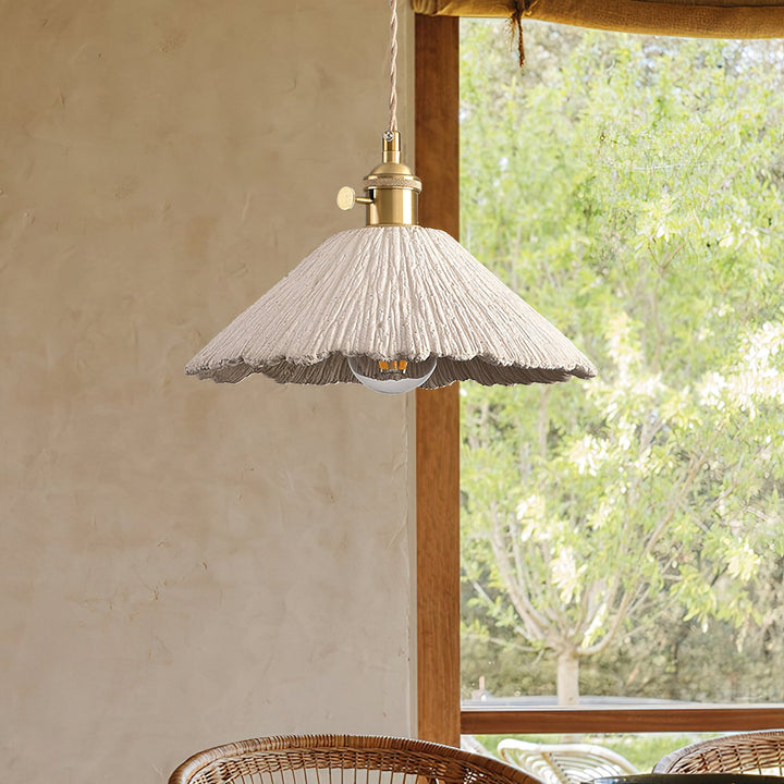 Lampa wisząca z mikrocementu