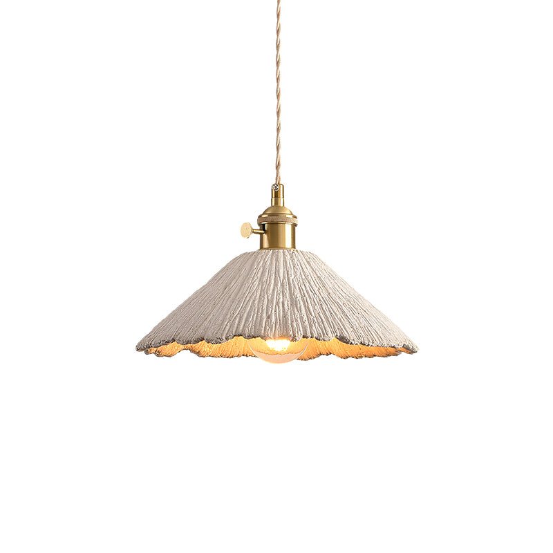Lampa wisząca z mikrocementu