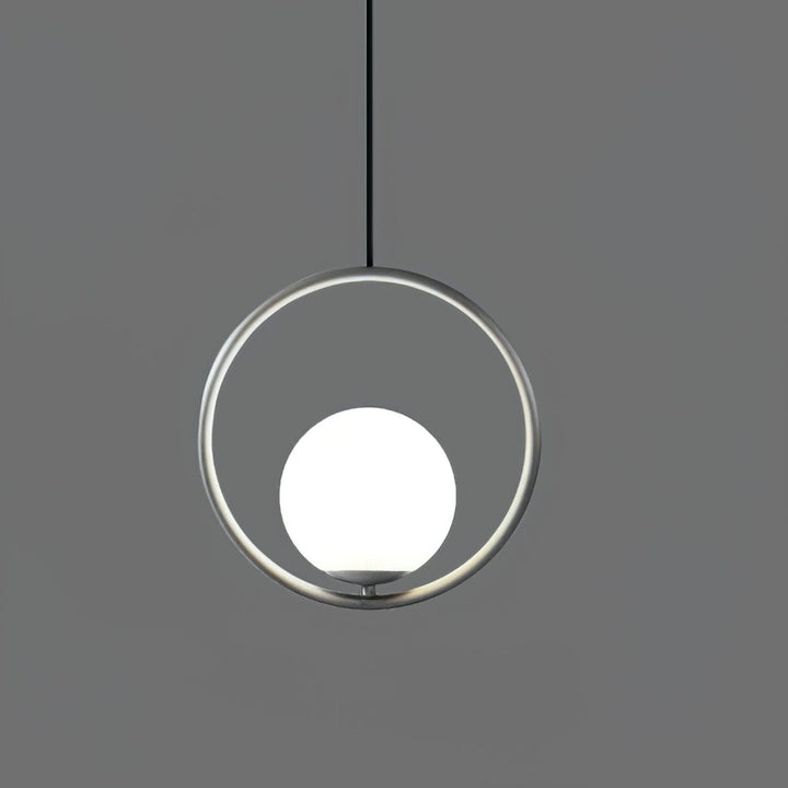Mosiężna lampa wisząca Loop