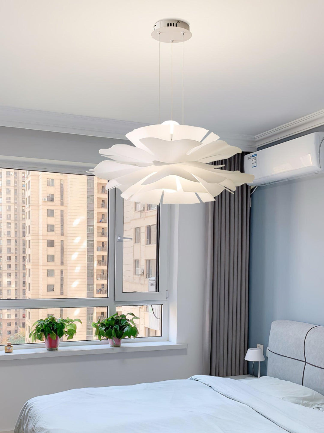 Lampa Wisząca w Kształcie Kwiatu Lotosu