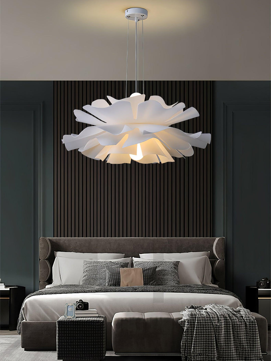Lampa Wisząca w Kształcie Kwiatu Lotosu
