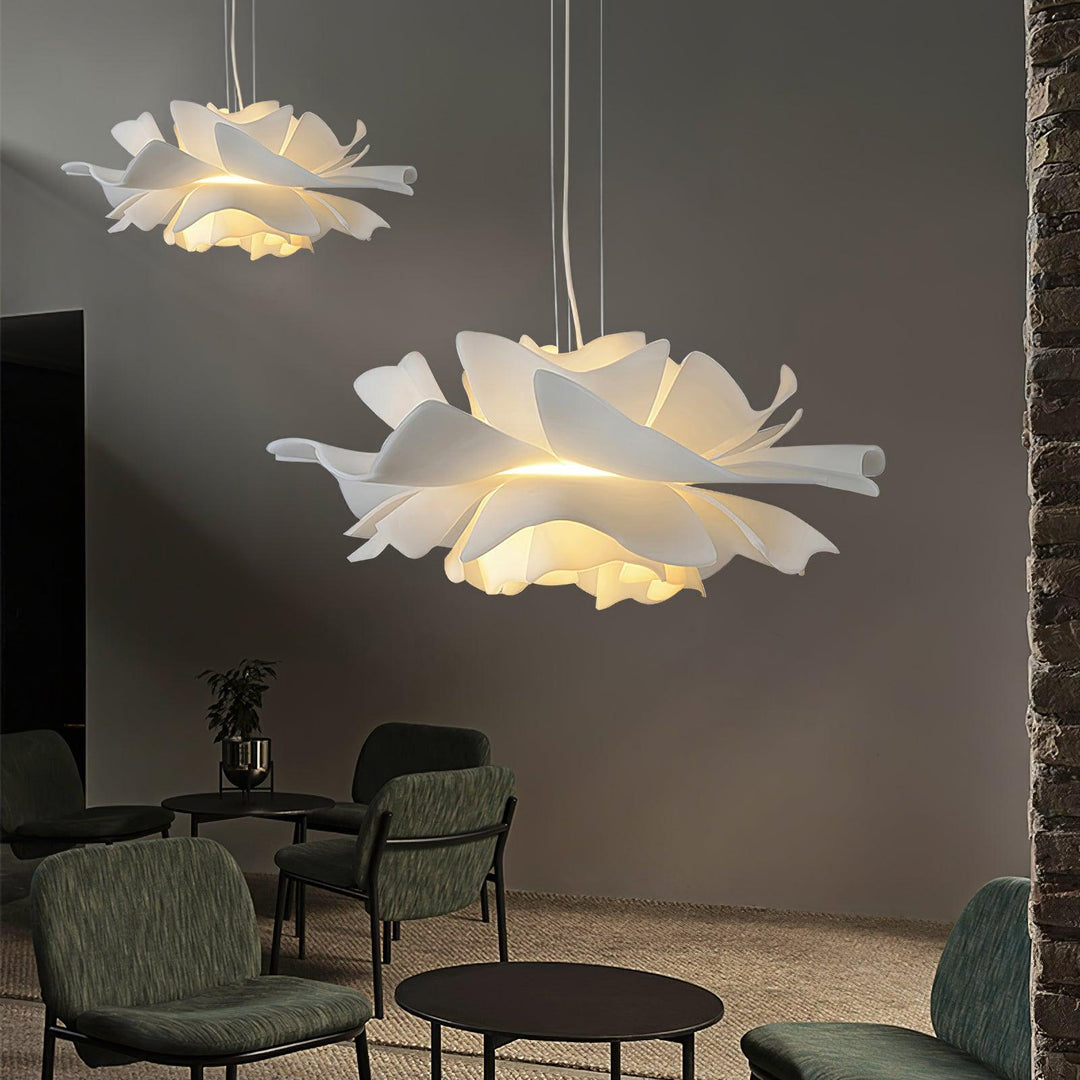 Lampa Wisząca w Kształcie Kwiatu Lotosu