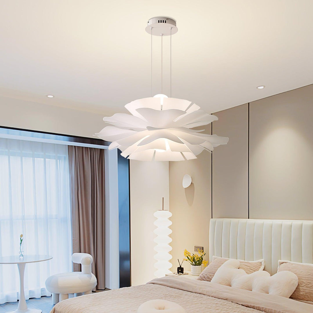 Lampa Wisząca w Kształcie Kwiatu Lotosu