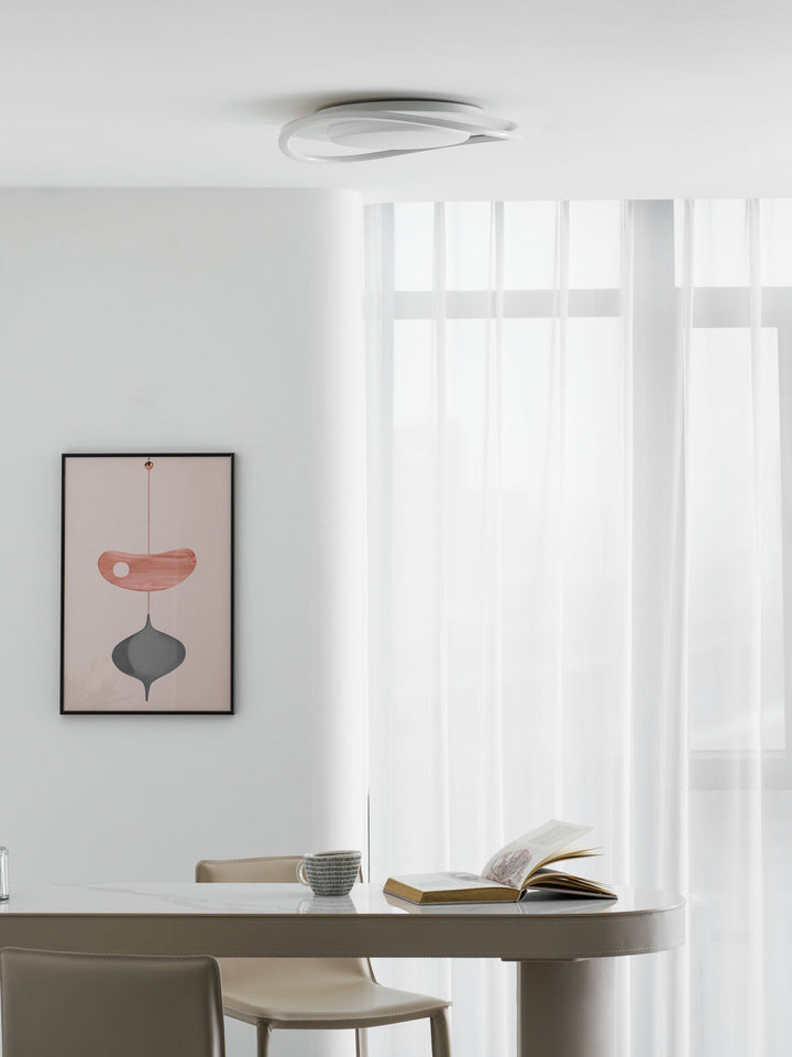 Minimalistyczna Lampa Sufitowa LED w Geometrii