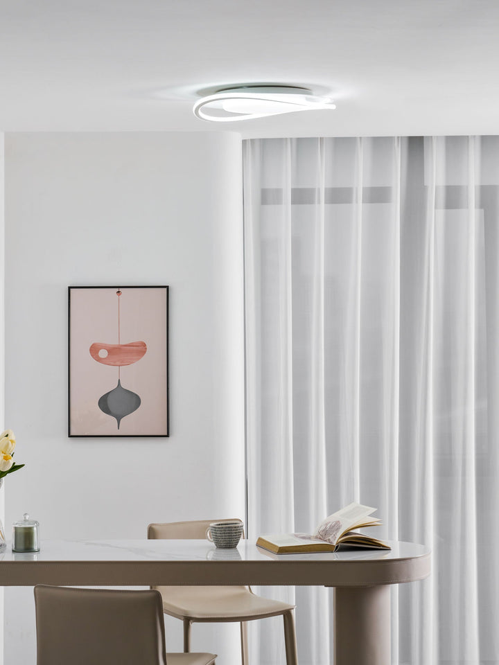 Minimalistyczna Lampa Sufitowa LED w Geometrii