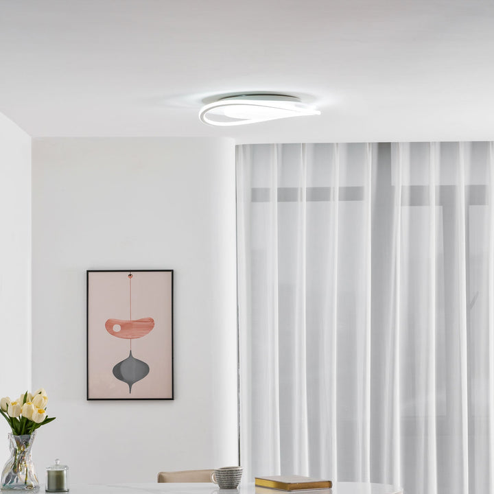 Minimalistyczna Lampa Sufitowa LED w Geometrii