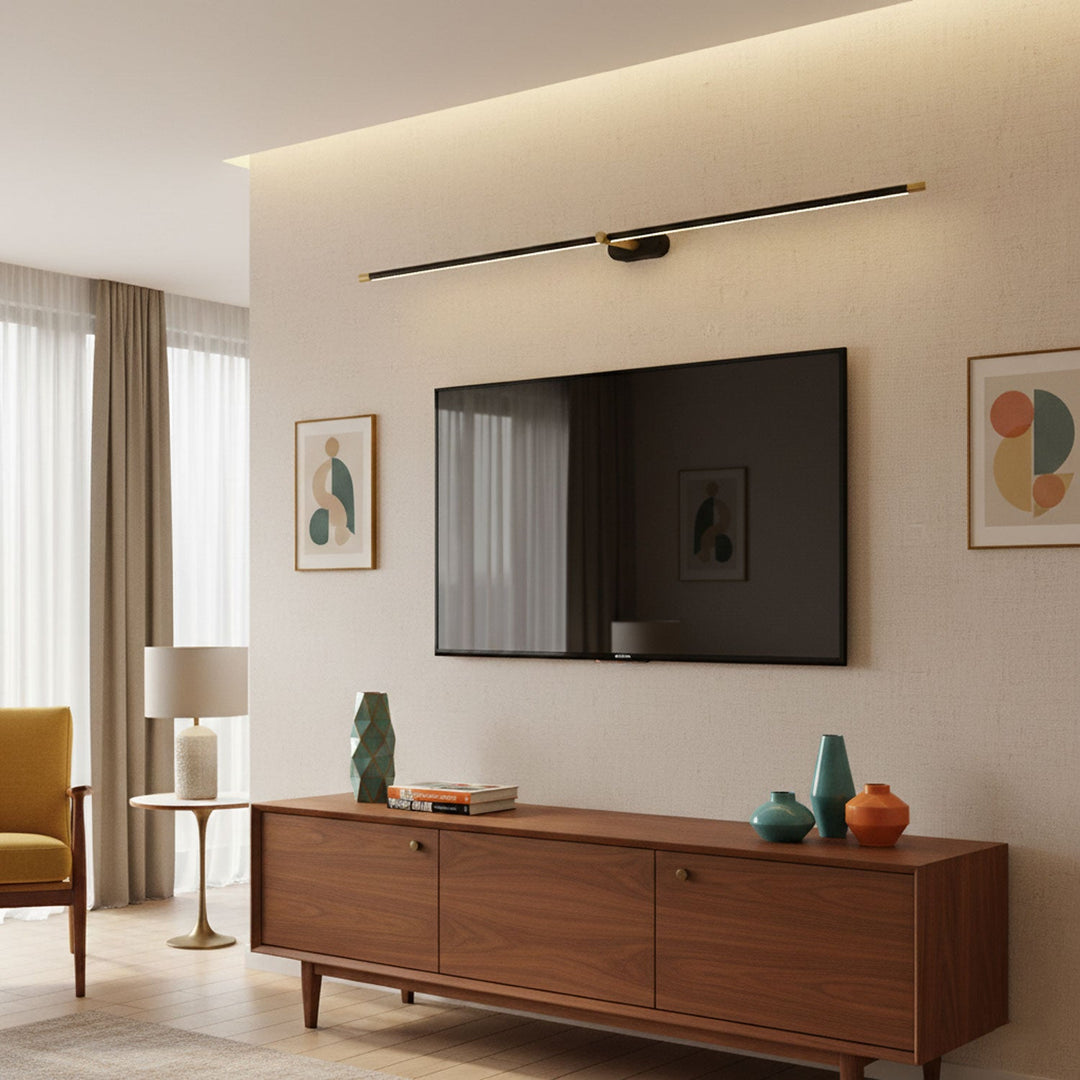 Minimalistyczna Liniowa Lampa Ścienna na Akumulator
