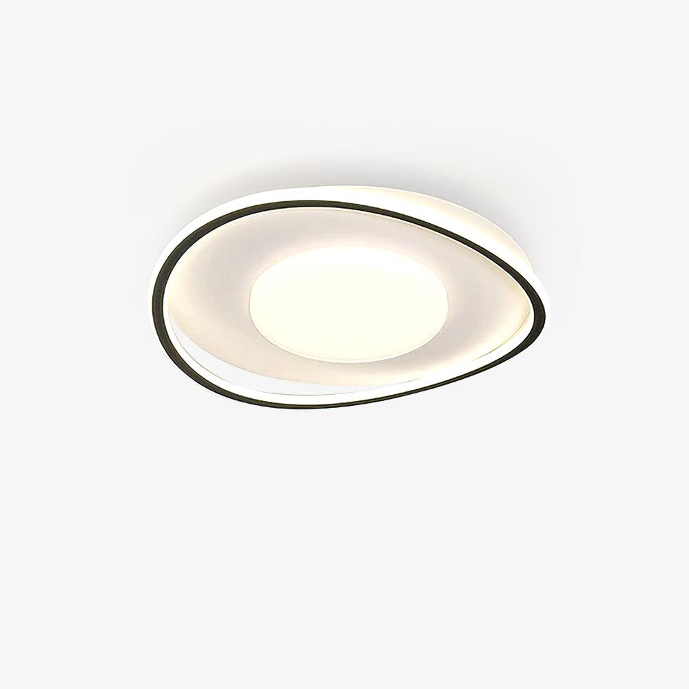 Minimalistyczna Lampa Sufitowa LED w Geometrii