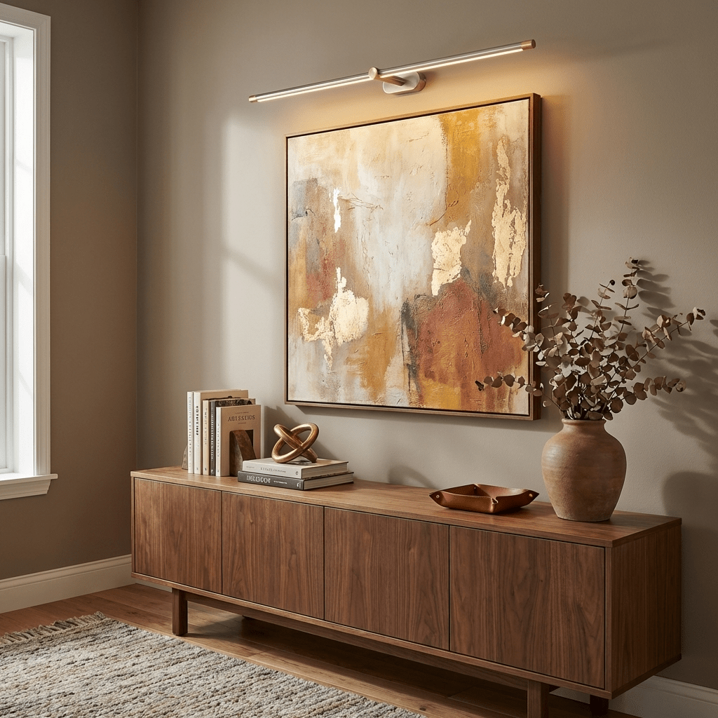 Minimalistyczna Liniowa Lampa Ścienna na Akumulator