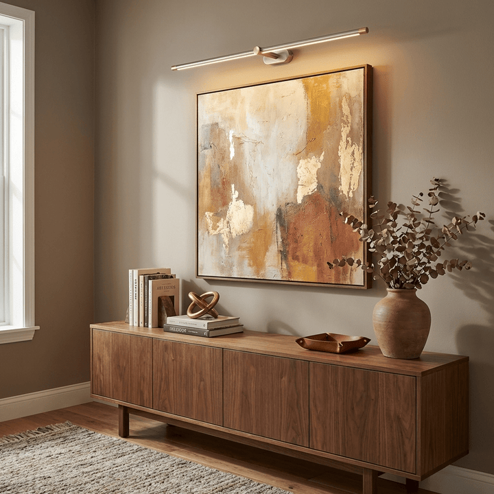 Minimalistyczna Liniowa Lampa Ścienna na Akumulator