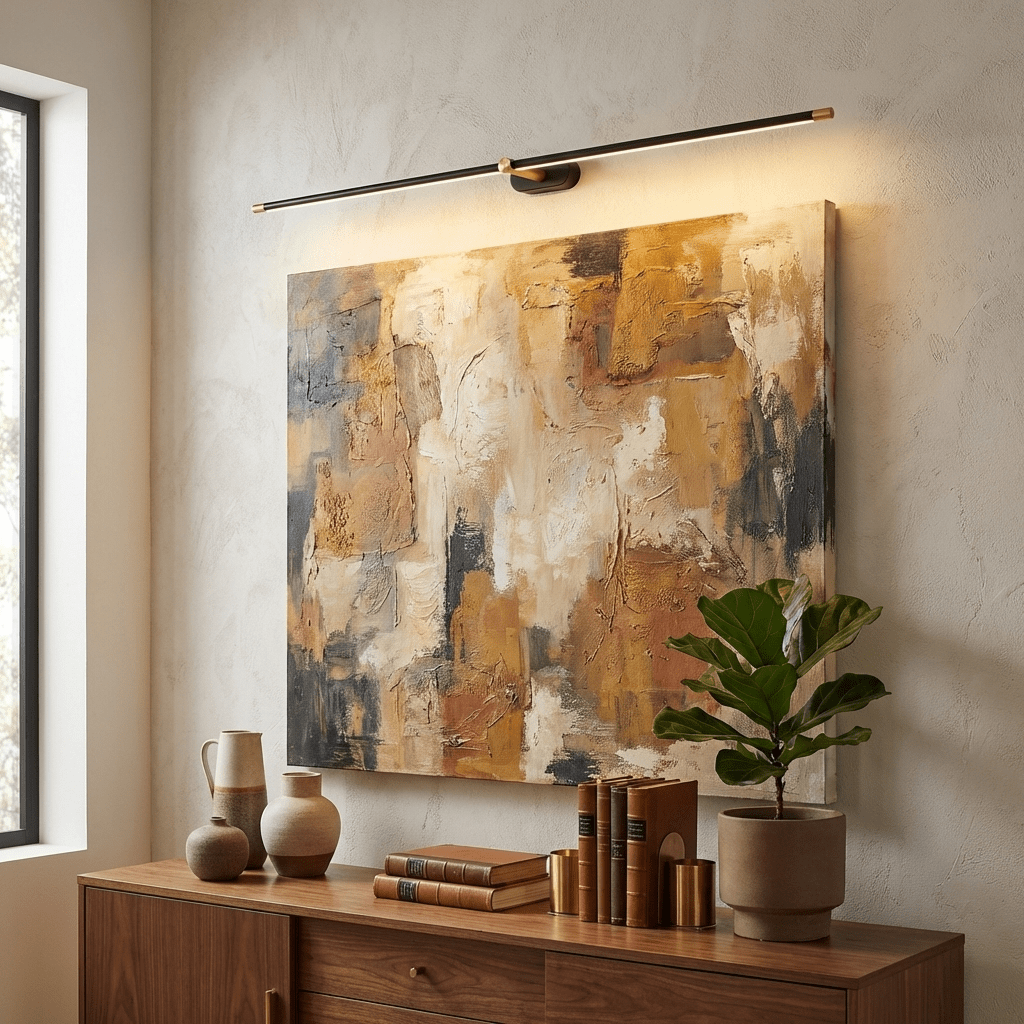 Minimalistyczna Liniowa Lampa Ścienna na Akumulator