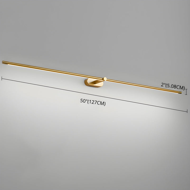 Minimalistyczna Liniowa Lampa Ścienna na Akumulator