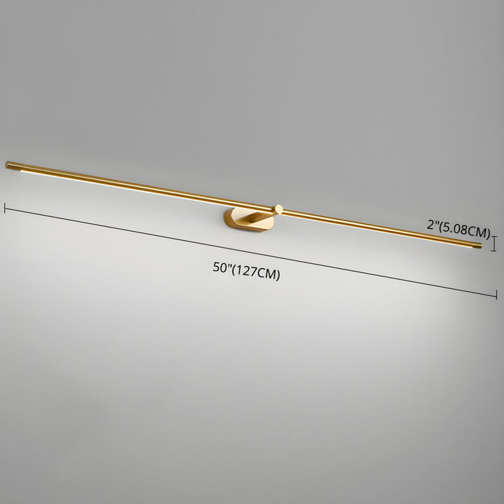 Minimalistyczna Liniowa Lampa Ścienna na Akumulator