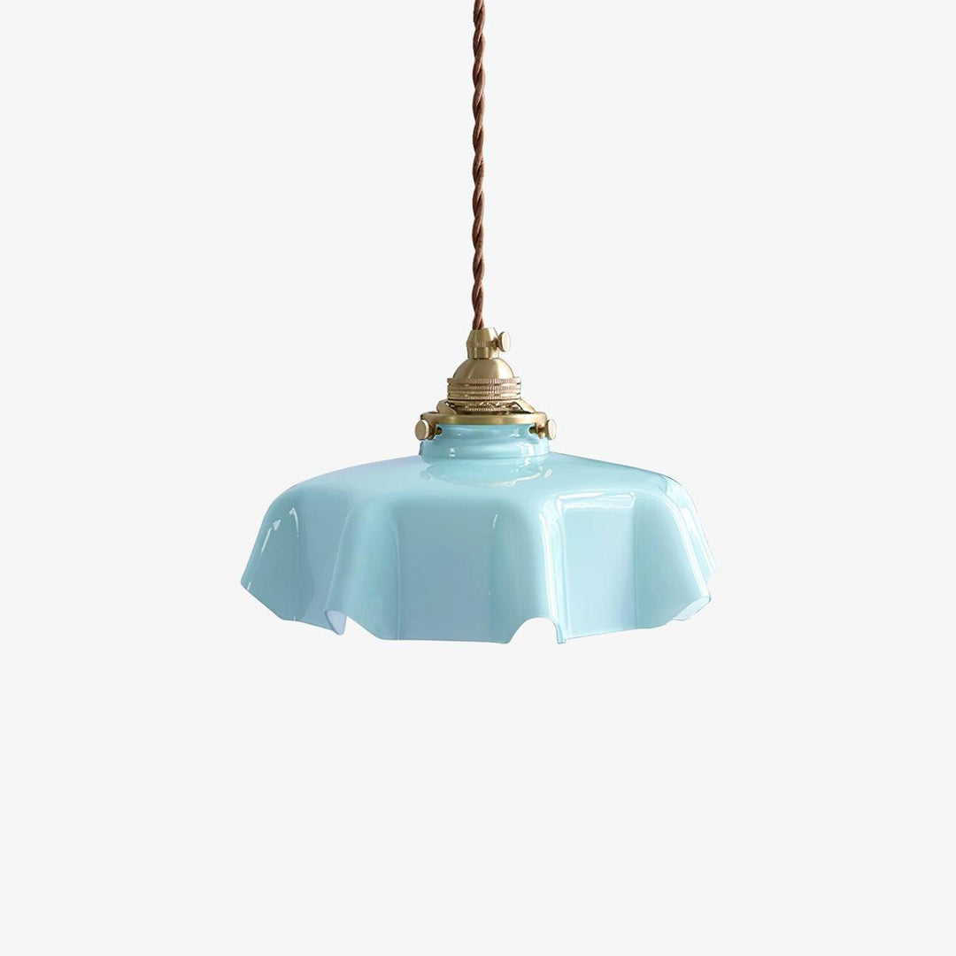 Francuska Lampa Wisząca Kwiatowa