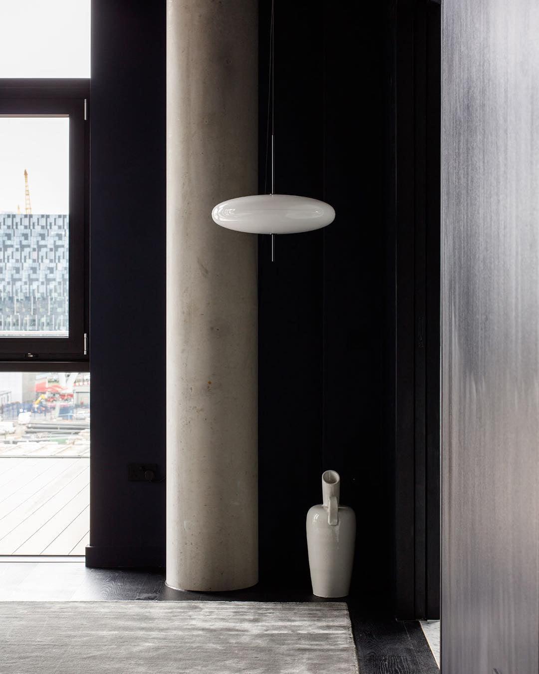 Lampa wisząca Opal Disc