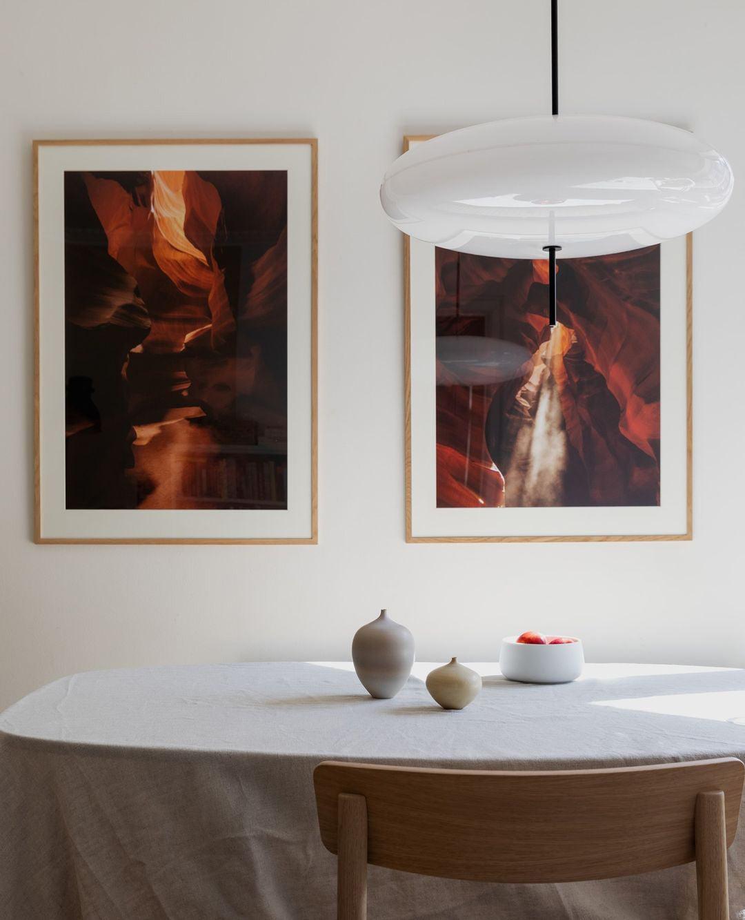 Lampa wisząca Opal Disc
