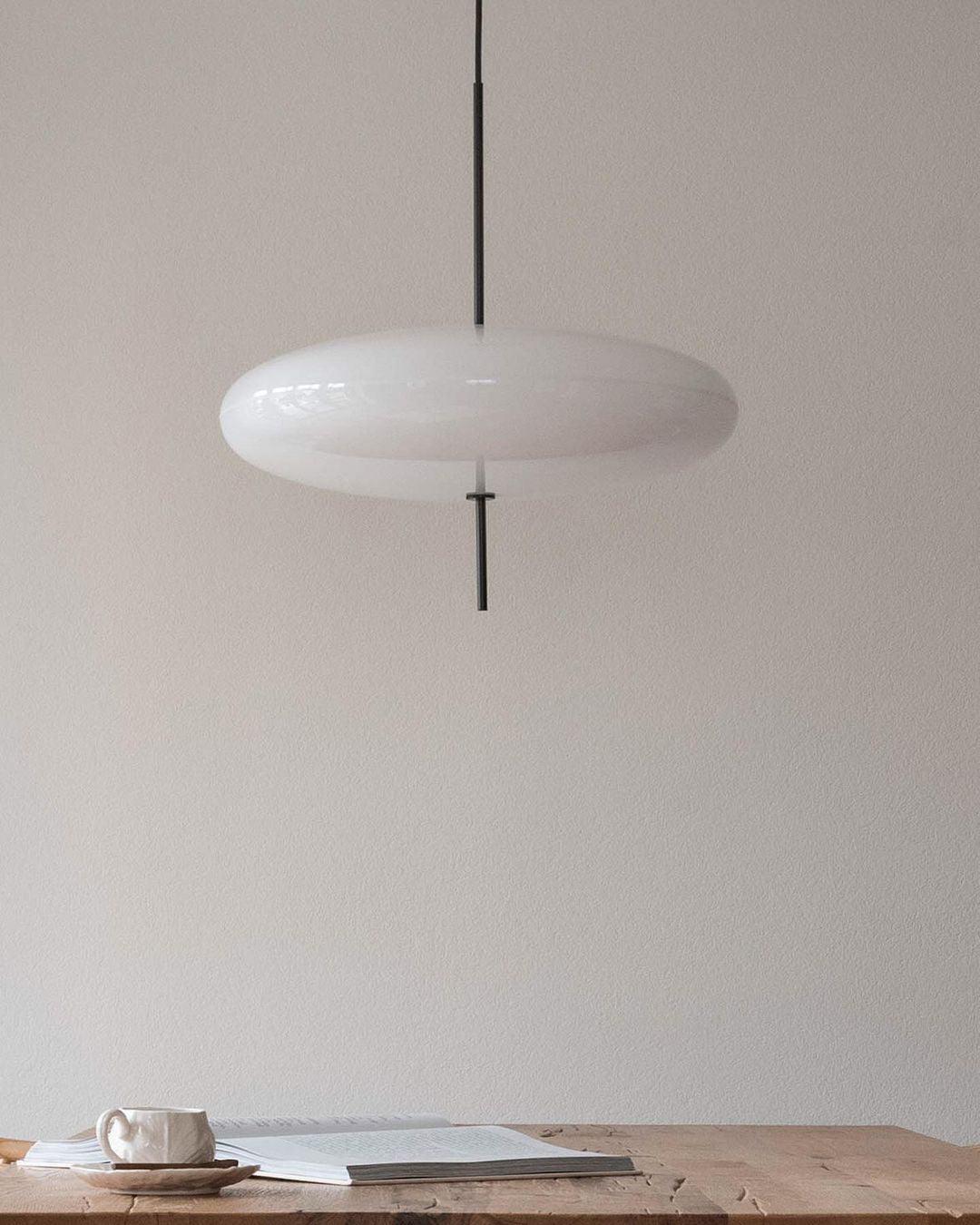 Lampa wisząca Opal Disc