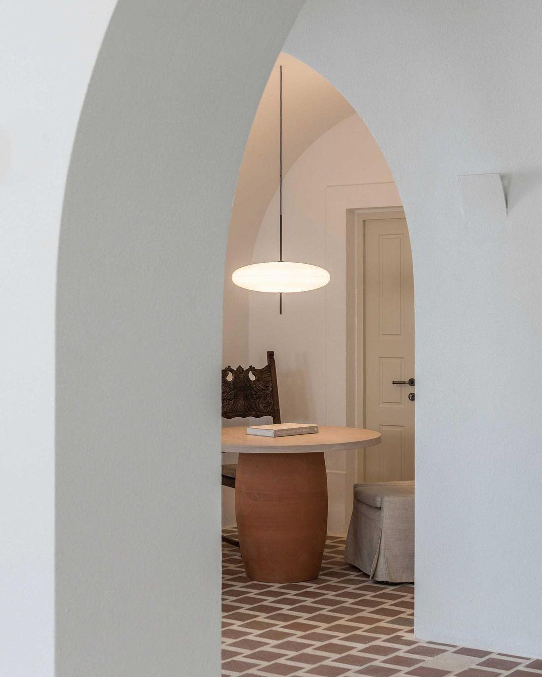 Lampa wisząca Opal Disc