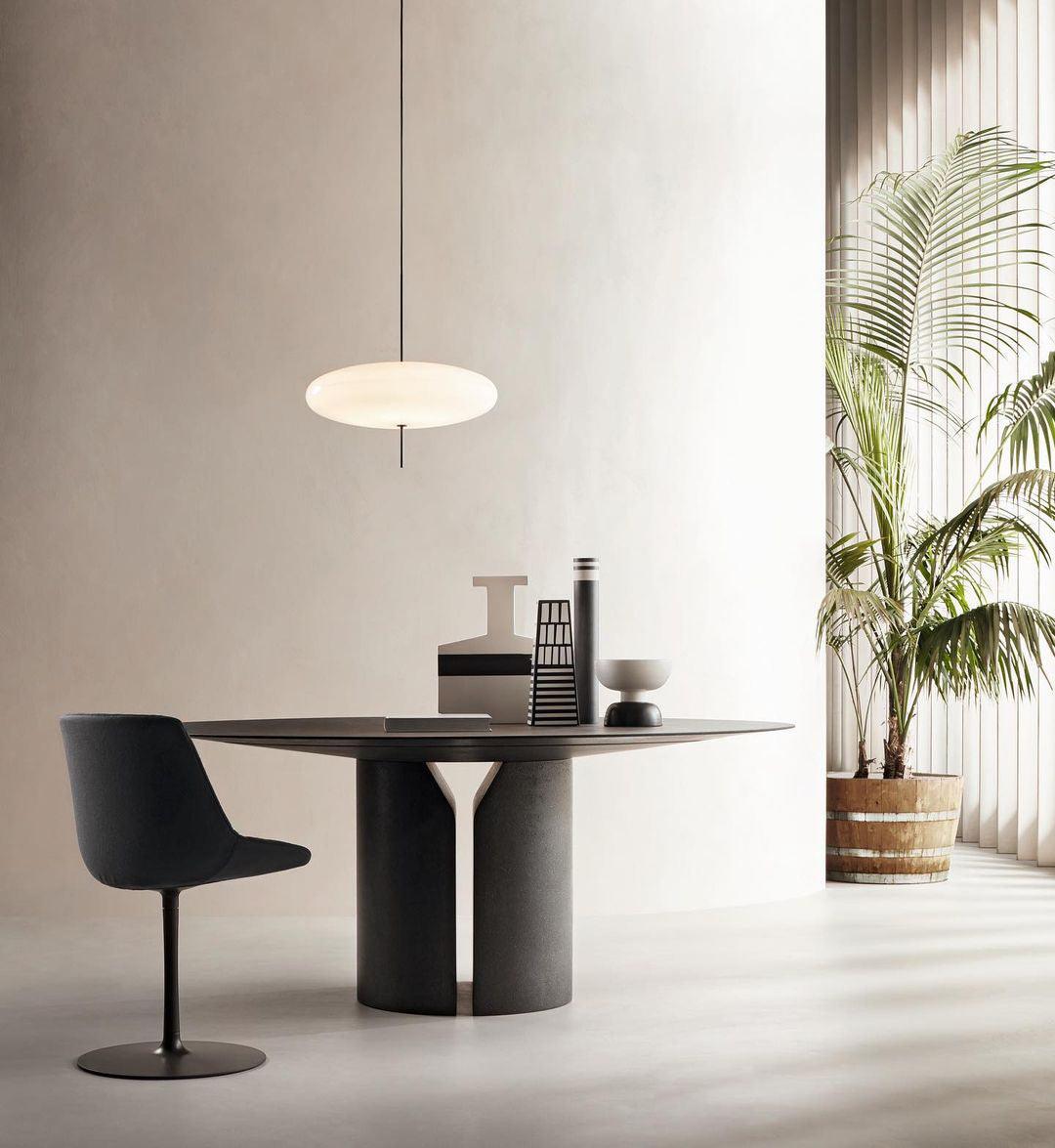 Lampa wisząca Opal Disc