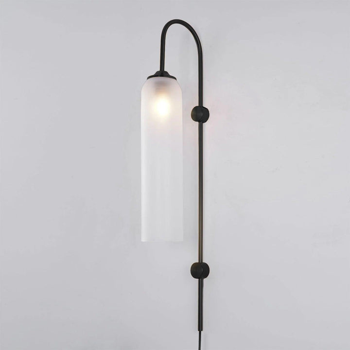 Nowoczesna Szklana Lampa Ścienna z wtyczką