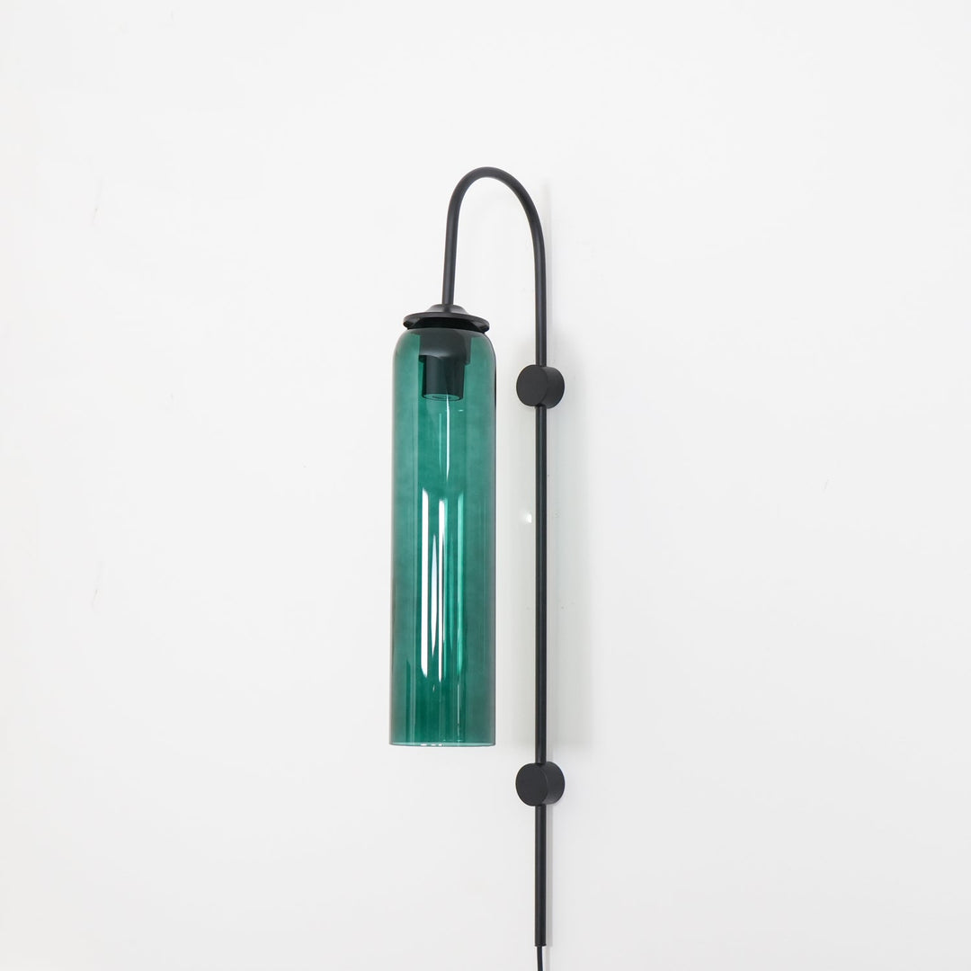 Nowoczesna Szklana Lampa Ścienna z wtyczką