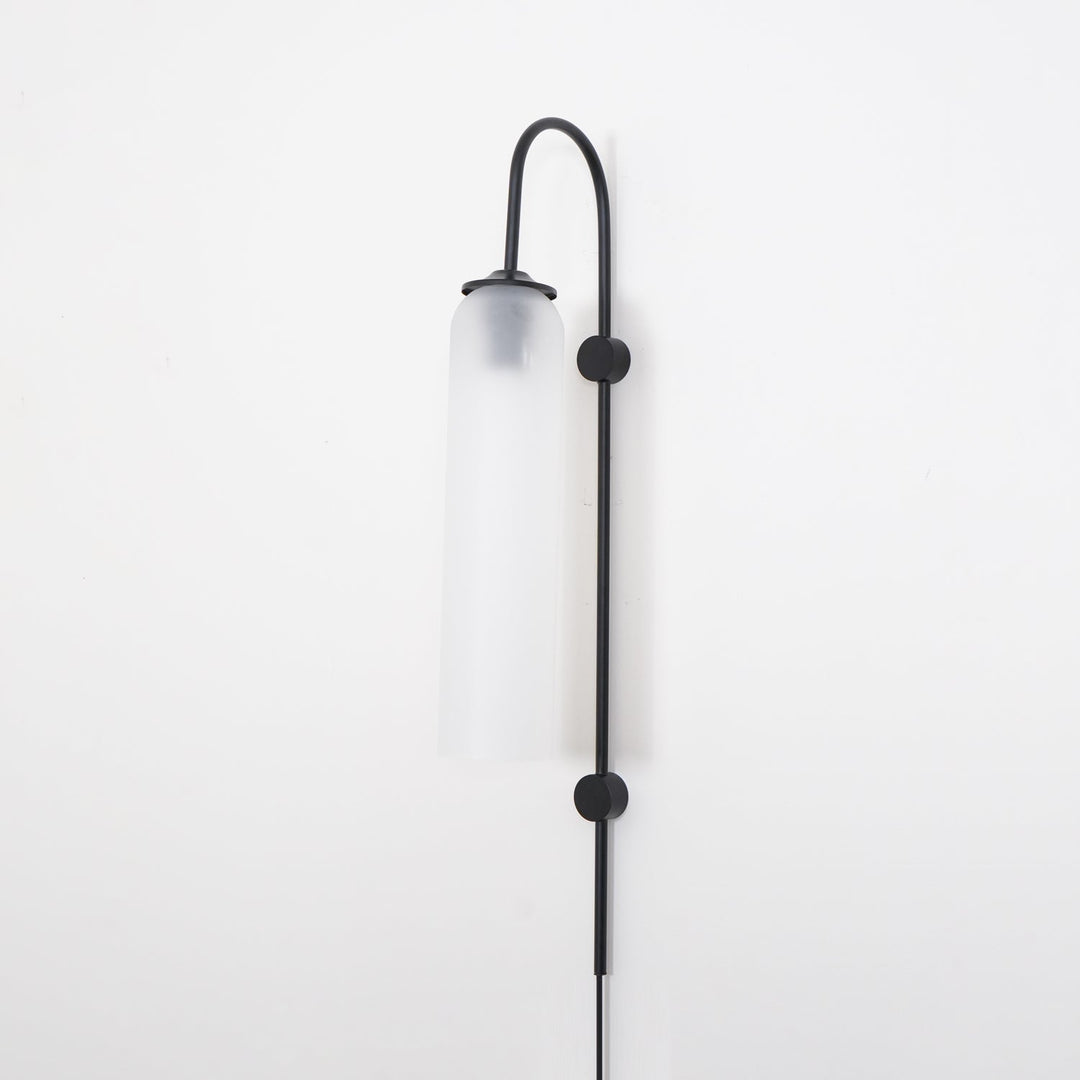 Nowoczesna Szklana Lampa Ścienna z wtyczką