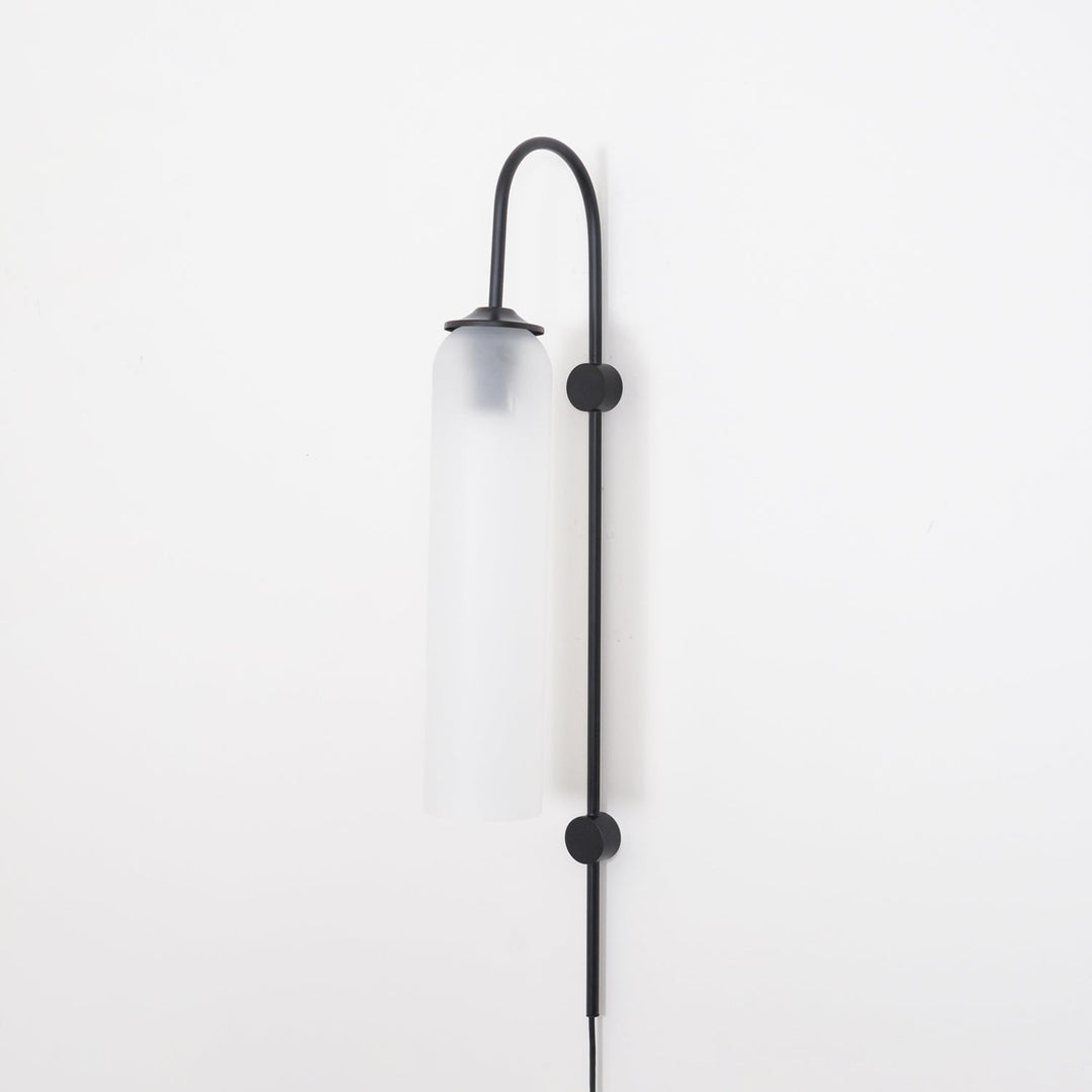 Nowoczesna Szklana Lampa Ścienna z wtyczką
