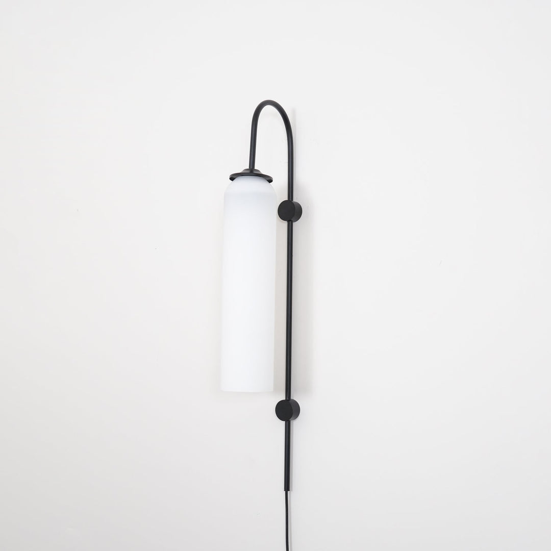 Nowoczesna Szklana Lampa Ścienna z wtyczką