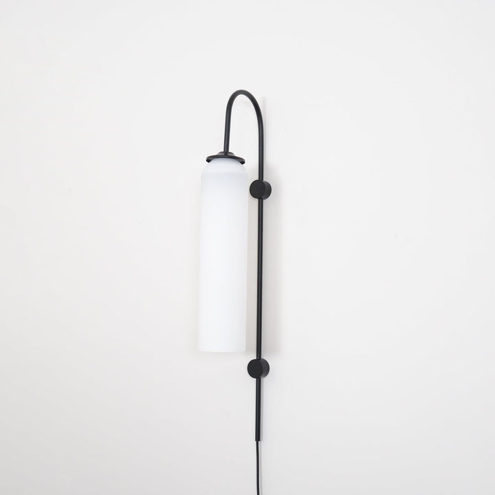 Nowoczesna Szklana Lampa Ścienna z wtyczką