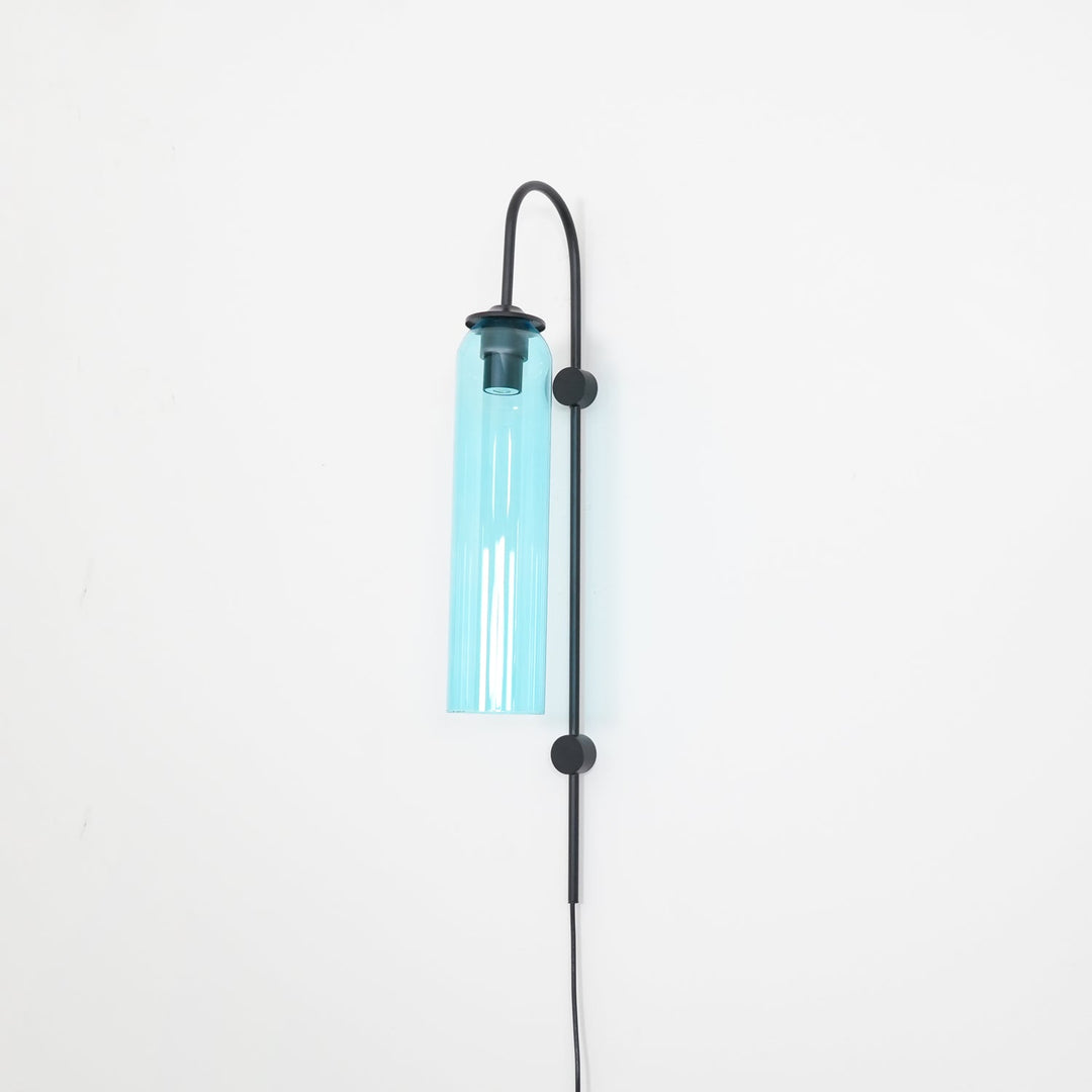 Nowoczesna Szklana Lampa Ścienna z wtyczką