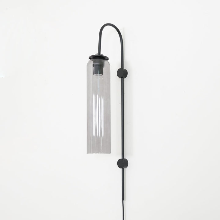 Nowoczesna Szklana Lampa Ścienna z wtyczką