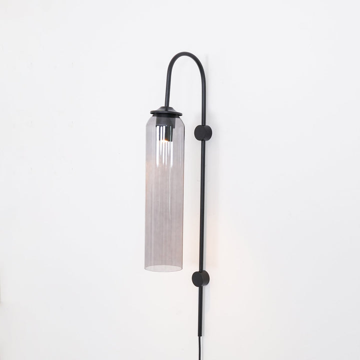 Nowoczesna Szklana Lampa Ścienna z wtyczką
