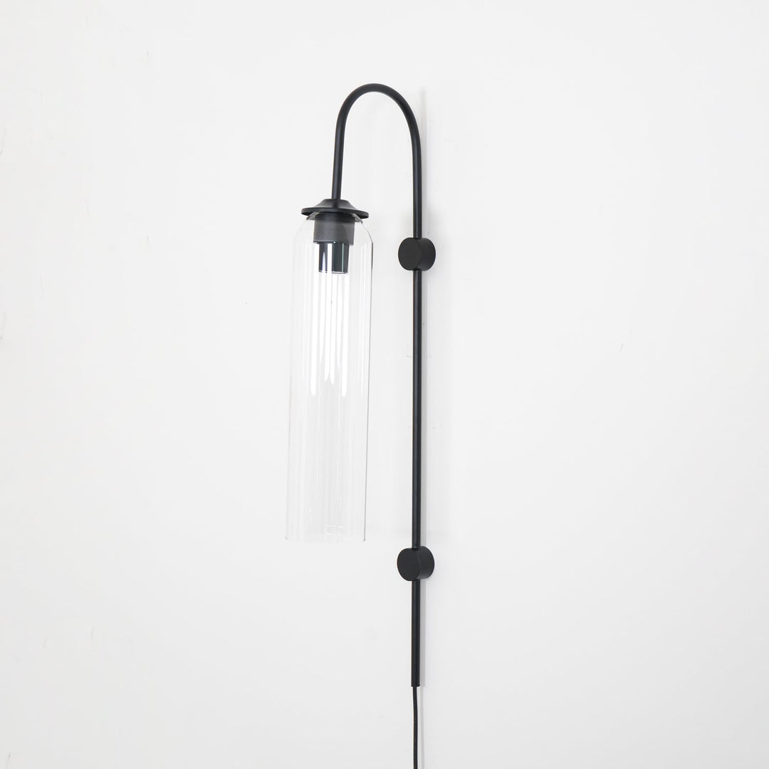 Nowoczesna Szklana Lampa Ścienna z wtyczką