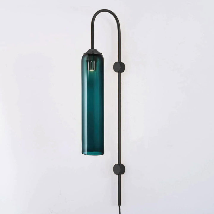 Nowoczesna Szklana Lampa Ścienna z wtyczką