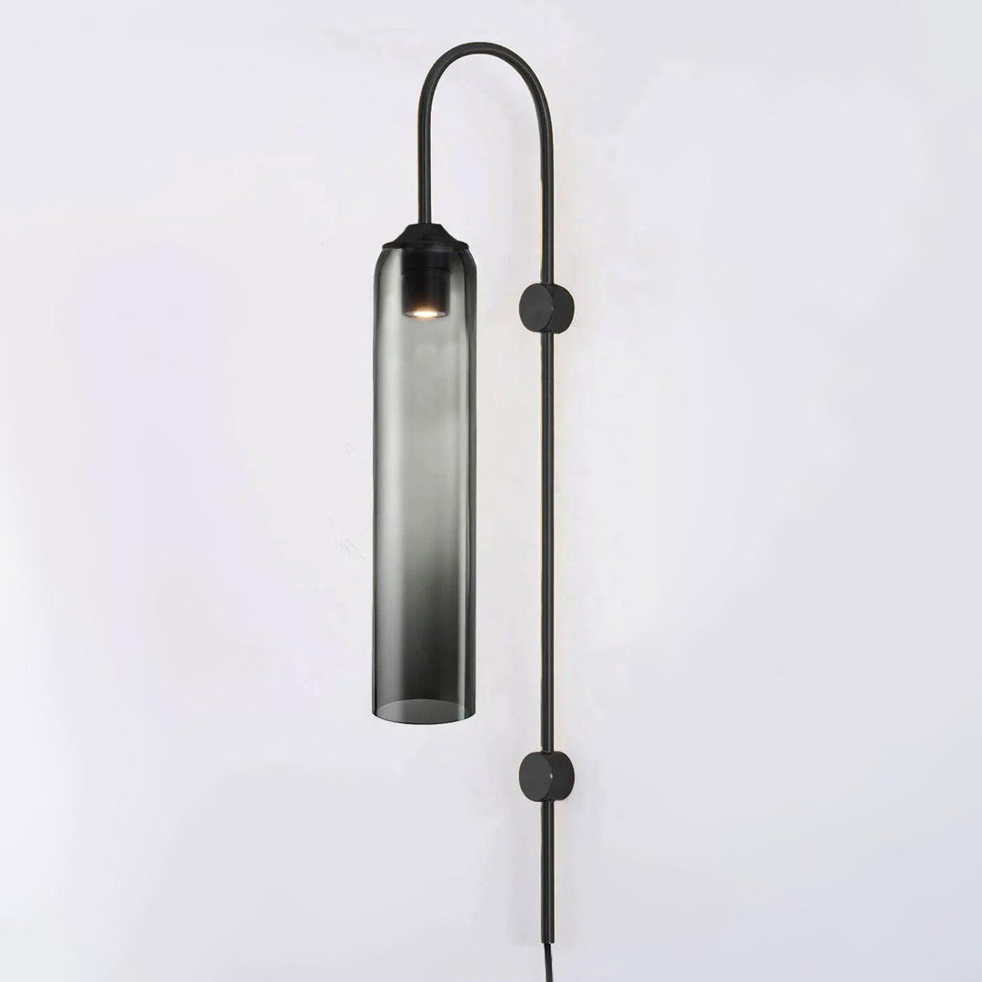Nowoczesna Szklana Lampa Ścienna z wtyczką