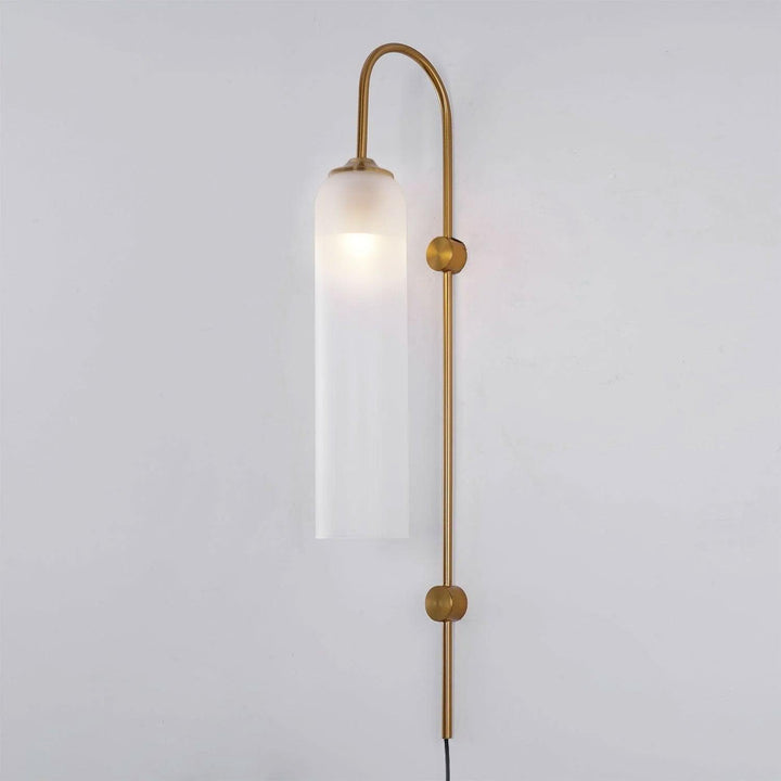 Nowoczesna Szklana Lampa Ścienna z wtyczką