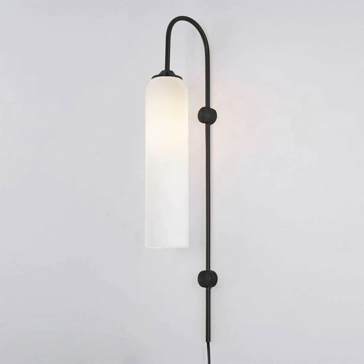 Nowoczesna Szklana Lampa Ścienna z wtyczką