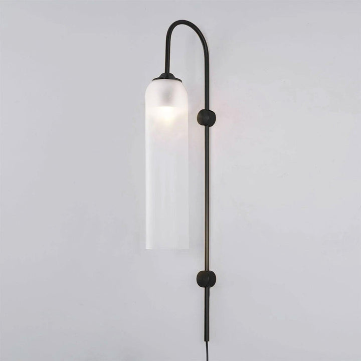 Nowoczesna Szklana Lampa Ścienna z wtyczką