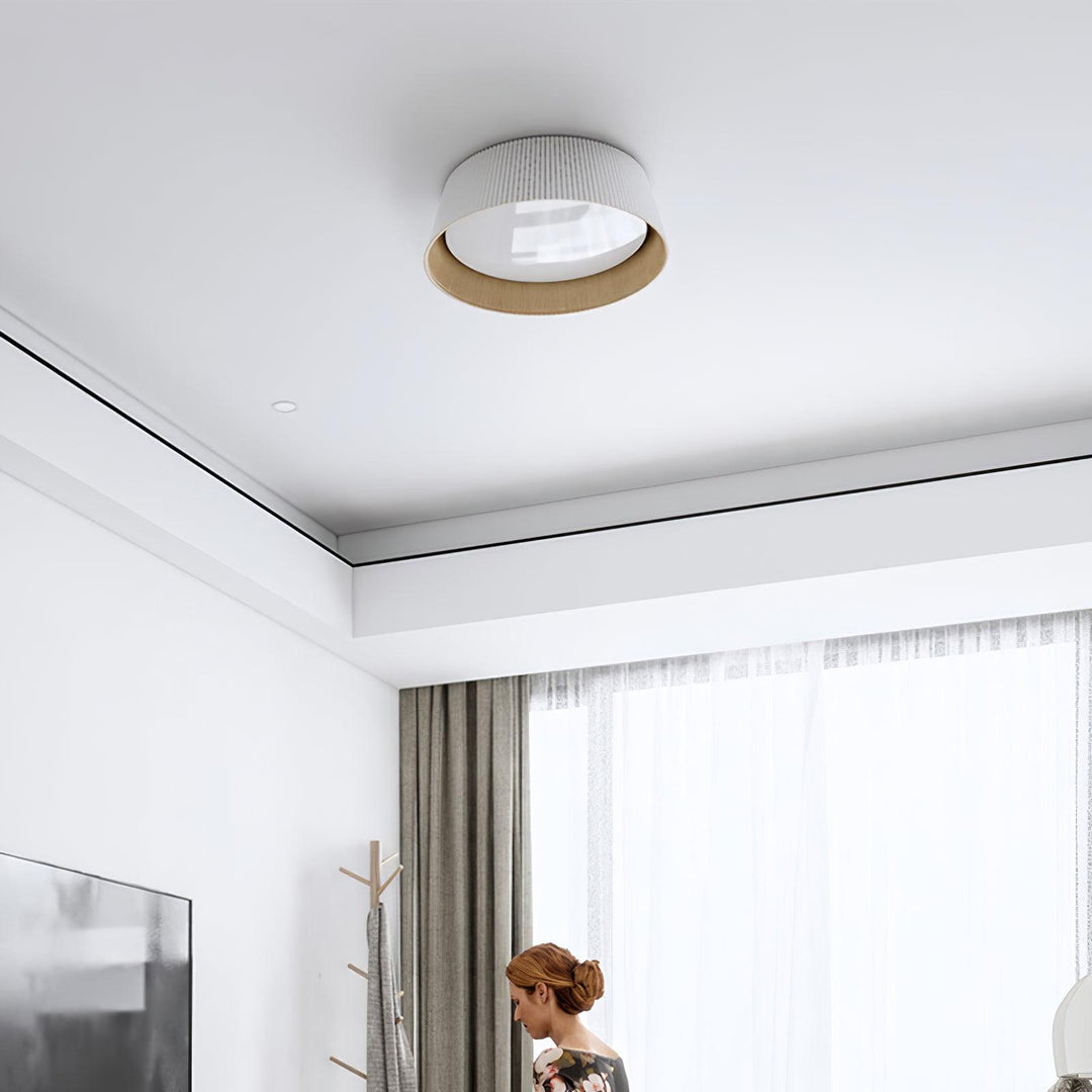 Nowoczesna Lampa Sufitowa z Żłobieniami