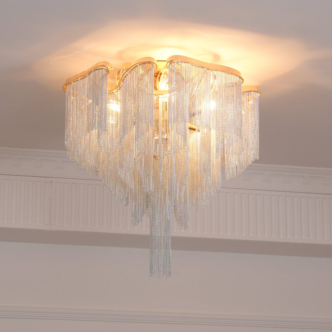Nowoczesna Lampa sufitowa z Frędzlami