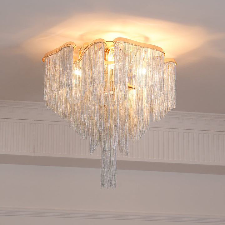 Nowoczesna Lampa sufitowa z Frędzlami
