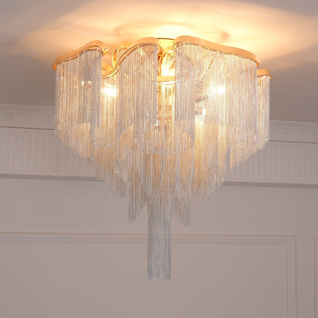 Nowoczesna Lampa sufitowa z Frędzlami