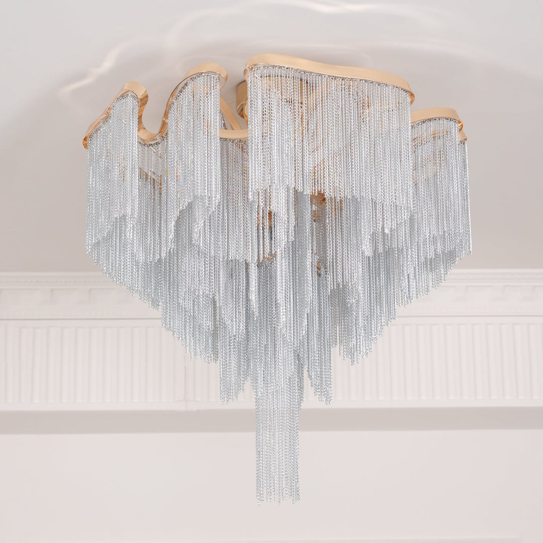 Nowoczesna Lampa sufitowa z Frędzlami