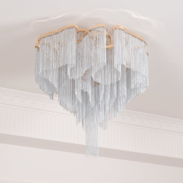 Nowoczesna Lampa sufitowa z Frędzlami