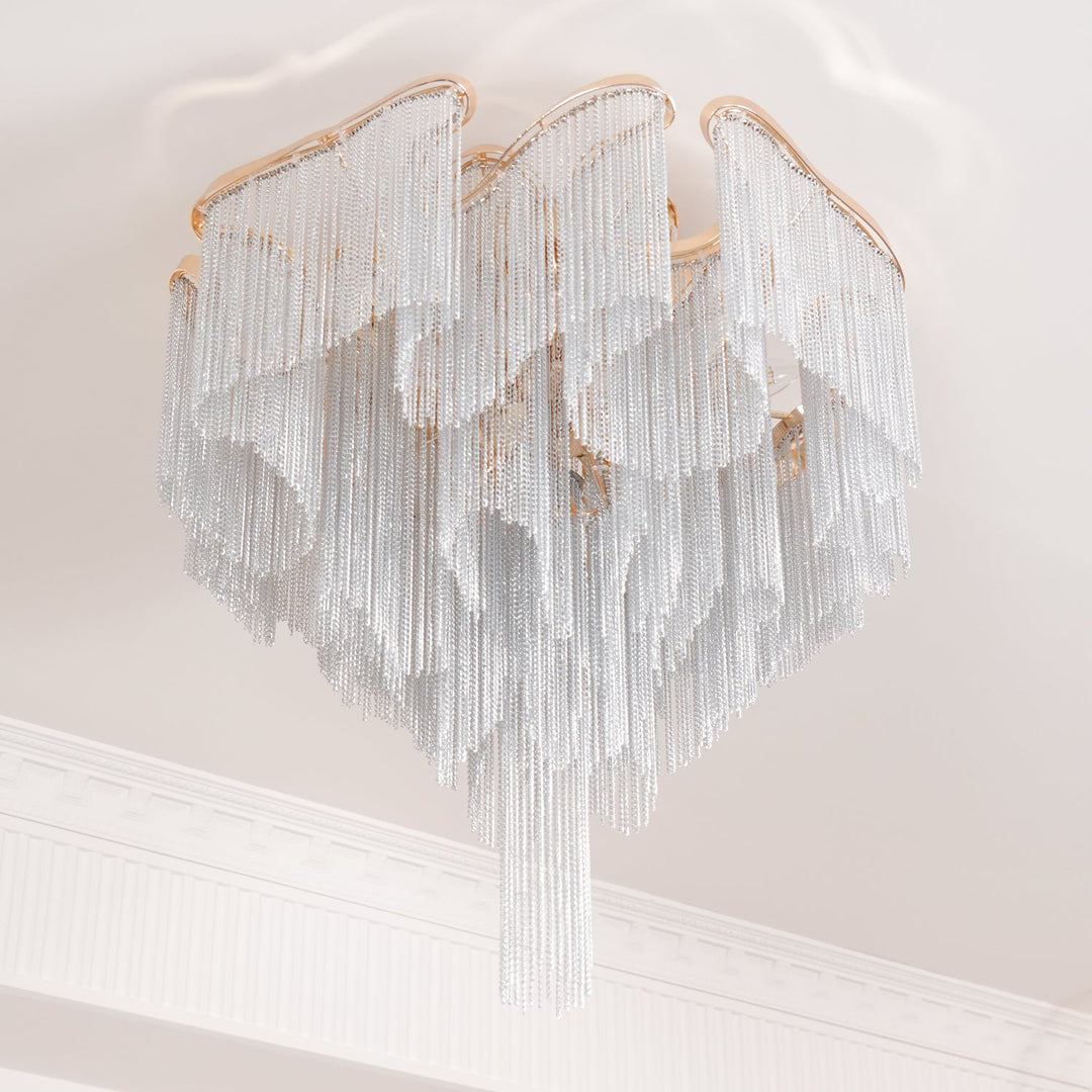 Nowoczesna Lampa sufitowa z Frędzlami