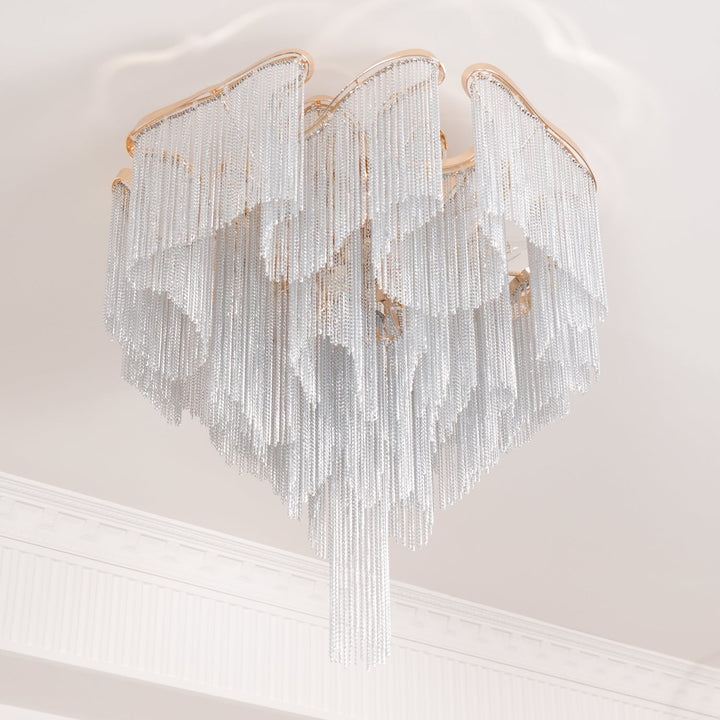 Nowoczesna Lampa sufitowa z Frędzlami
